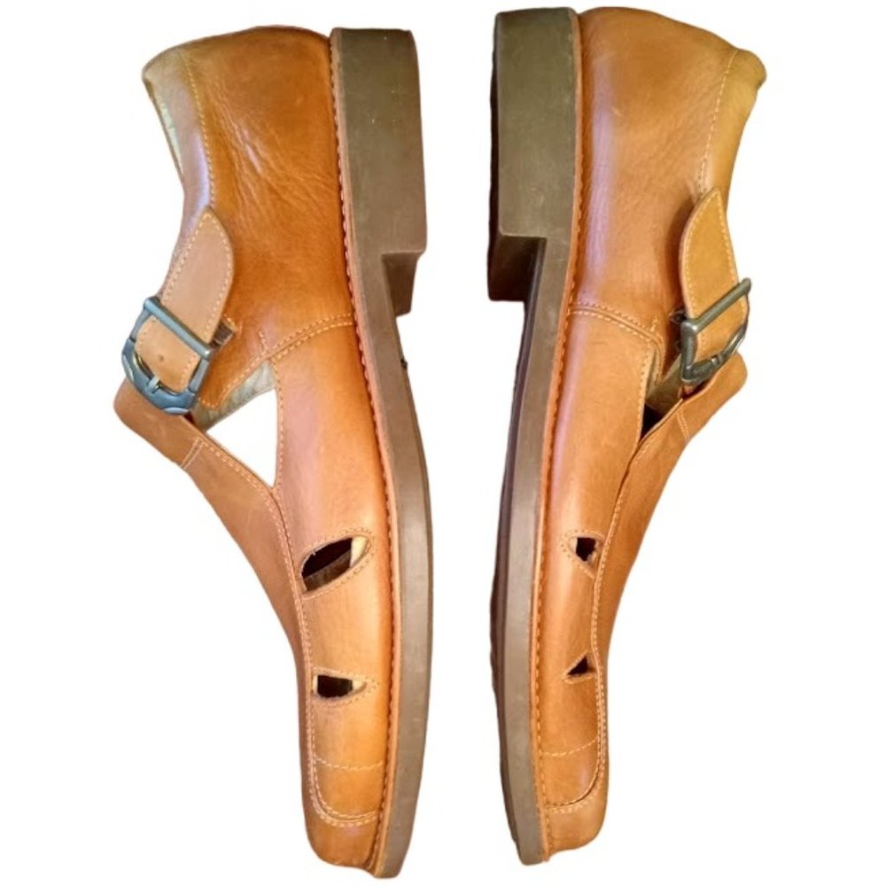 EUC | Sandro Moscoloni | Tan Leather Shoe Sandal | Size 13D - Picture 10 of 16